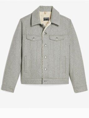 EXPRESS MEN'S SHERPA LINED TRUCKER JACKET